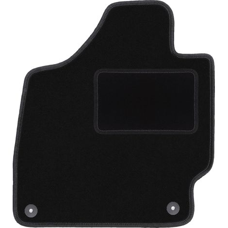 Alfombrilla de conductor negra para Audi TT II 8J cabrio, roadster, coupé (2006-2014) (1/5)