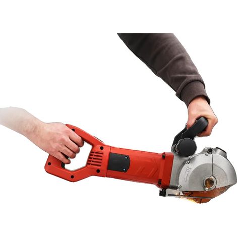 Máquina cortadora de ranuras para paredes, 4800 W de potencia, 6200 RPM de velocidad, 5 cuchillas, profundidad y anchura ajustables, guía láser. (1/5)