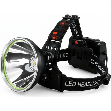 Torcia Frontale LED COB 3500 Lumen Ricaricabile USB-C (1/5)