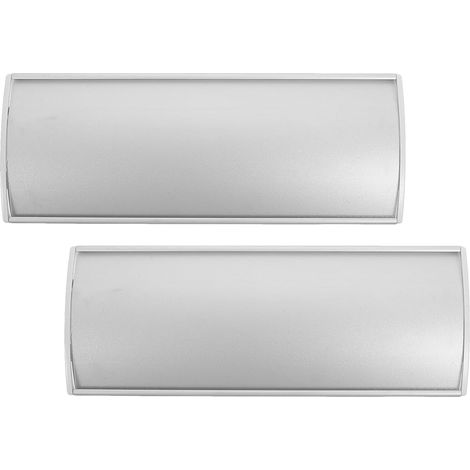 Porte plaque nominative incurvé en aluminium Unomor pour (1/5)