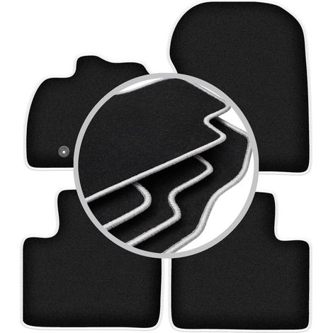 Tapis de sol Carlux argentés pour : Renault Zoe hatchback (2013-) (1/5)