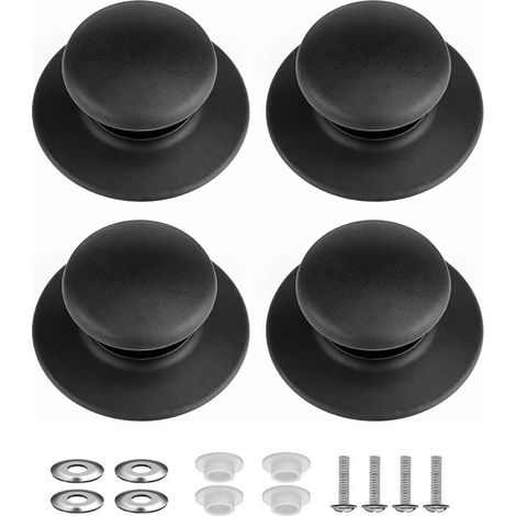 Lot de 4 boutons de poignée de rechange pratiques pour couvercles de mijoteuse et poignées confortables (1/5)