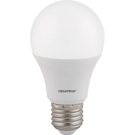 Megatron MT65007 LED CEE F (A - G) E27 forme de poire 8.5 W blanc chaud (Ø x L) 60 mm x 111 mm 1 pc(