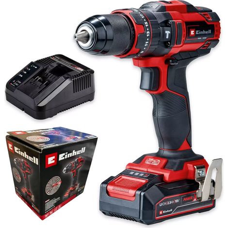 Einhell TE-CD 18/44 Cordless Combi Drill PXC 18v Metal Chuck 1 x Battery Charger (1/5)