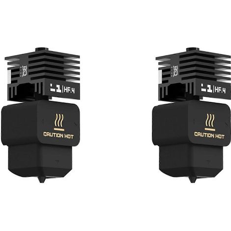2X BQ BIQU Panda Juicer HFC-H/A Hotend de alto flujo con boquilla de acero endurecido de 0,4 mm para Bambu Lab A1/A1 Mini/H2D()