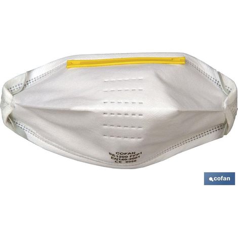 Mascarilla FFP1D sin válvula - Blíster unitario