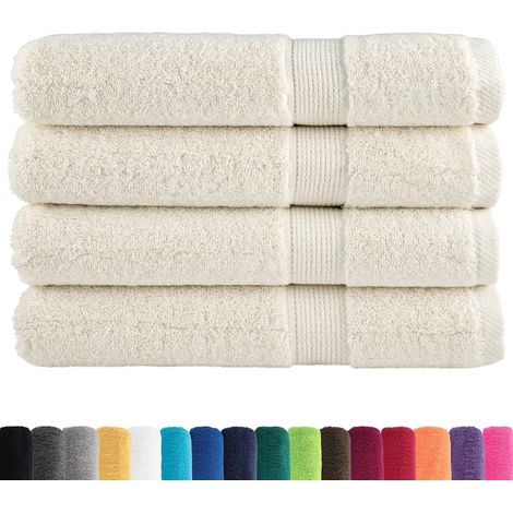 Serviettes de sauna de qualité supérieure SOLUND 4 pcs crème
