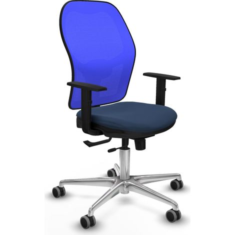 Chaise de bureau piqueras y crespo Jorquera noire mousse injectée (1/2)