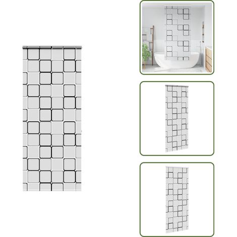 Store enrouleur de douche avec cassette largeur du tissu 96 cm - Store Enrouleur De Douche - Stores Enrouleurs De Douche - Store De Douche - Rideau De Douche Enroulable (1/5)