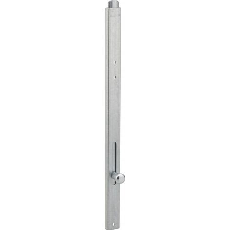 Verrou vertical à visser 300mm – Pêne plat coulissant en acier zingué – Sécurisé pour portail – Usage intensif (1/2)