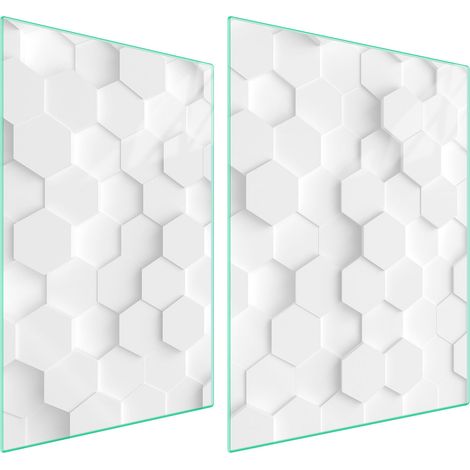 PLACA PROTECTORA DE VIDRIO PARA ESTUFA 70x52 BLANCA (1/5)