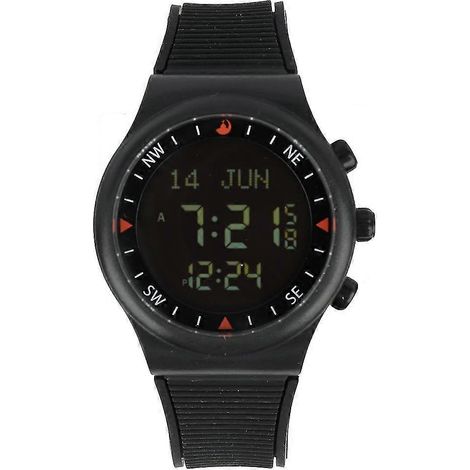 Nouvelle montre musulmane Azan de sport moderne noire avec boussole et alarme, affichant les heures de prière mondiales. (1/5)