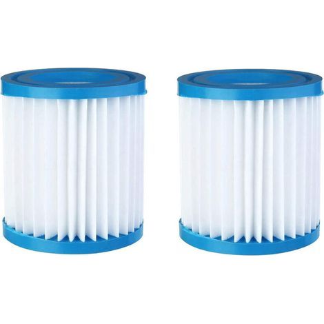 Pair Lot de 2 filtres pour pompe de filtration de piscine Coffret et kit domotique