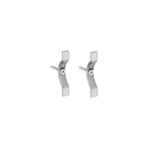 Paire de colliers pour la fixation des collecteurs coplanaires 3/4" et 1" Caleffi 360003  Chromé