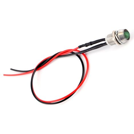 4 grüne LED-Kontrollleuchten (12 V, 8 mm) für Pkw und Nutzfahrzeuge (1/5)