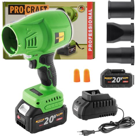 Procraft PB18 Akku Laubbläser 20 V + 1x Akku 3,0 Ah + Ladegrät (1/5)