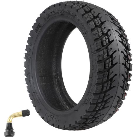 Pneus tout-terrain sans chambre à air Shilop Dualtron3 Scooter 102.75-6.5, 10 pouces, avec valve, avant et arrière (1/5)