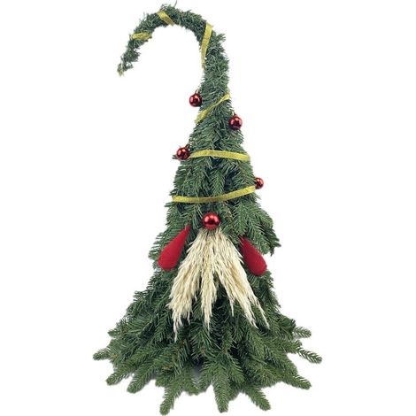 1 albero di Natale - addobbi natalizi - decorazioni - ornamenti natalizi - Babbo Natale - alto 40 cm