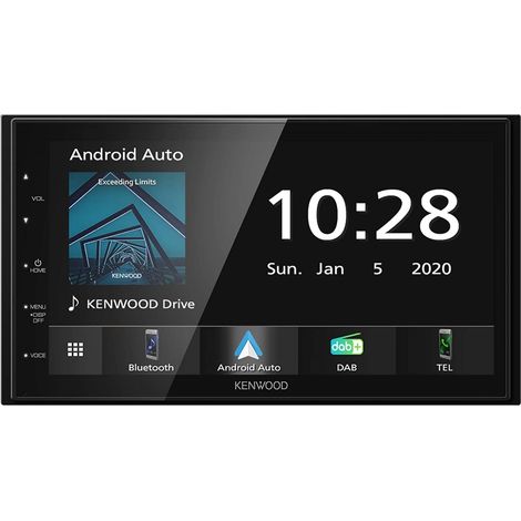 Kenwood DMX5020DABS Doppel-DIN Moniceiver Anschluss für Rückfahrkamera, Bluetooth®-Freisprecheinrich