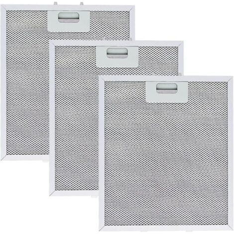 3 pièces Filtre à Graisse Métallique pour Hotte Aspirante 305 x 267mm ,filtres pour hotte aspirante de cuisine,Filtre en Maille Accessoire Hotte Aspirante pour Hottes de Cuisine (1/5)