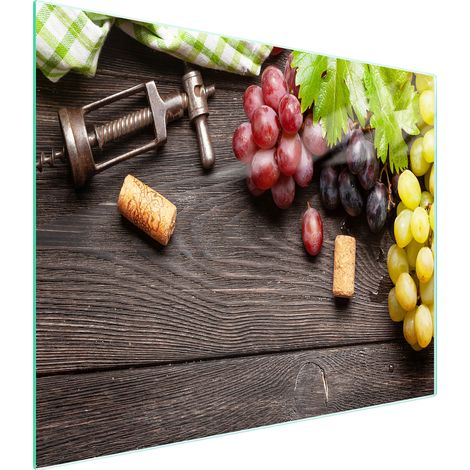 PLANCHE À DÉCOUPER EN VERRE 52x30 FRUITS (1/5)