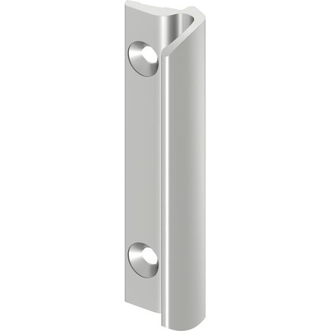 Poignée de porte de balcon en aluminium anodisé Argenté 74 mm (1/3)