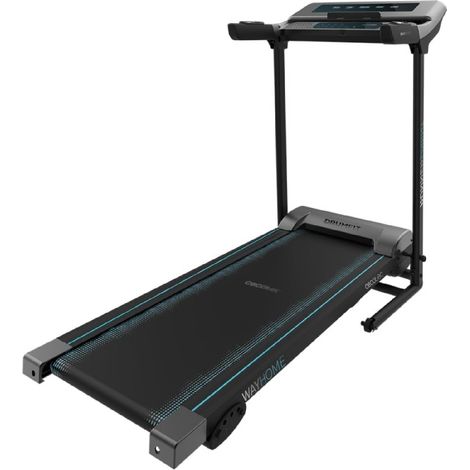 Cecotec Cinta de Correr Plegable DrumFit WayHome 1200 Runner Sprint. 1100 W, De 1 a 12 Km/h, 12 Programas, Panel LED, Superficie de Carrera de 110x40cm, inclinación Manual, Ruedas