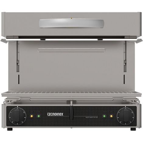 Salamandre 60 x 35 cm grille chromée amovible - Tecnoinox