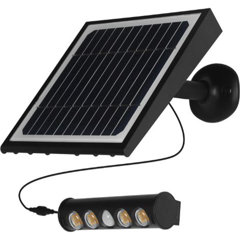 Foco exterior LED solar con sensor Mezco (8W) (1/5)