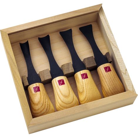 Gouges/couteaux Flexcut pour sculpture sur bois FR704 (1/2)