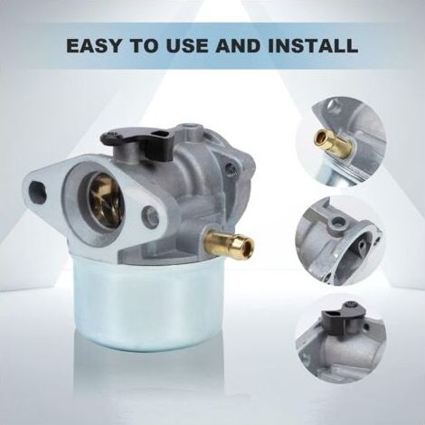 Vergaser-Reparatursatz 799868 mit Primerpumpe und Luftfilter für Briggs & Stratton 4-7 PS Rasenmähermotoren 499059 498170 497586 497314 (1/5)
