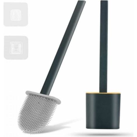 Silicone toilet brush with holder - AquaForge (1/5)