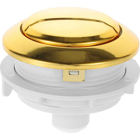 Bouton Chasse Eau Double pour Réservoir Wc, Doré (1/5)