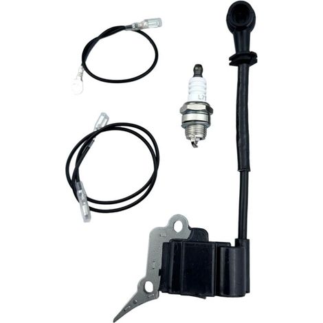 Bobine Dallumage,Bougie d'allumage de Module de bobine d'allumage adaptée aux pièces de rechange de tronçonneuse 2500 25C G2500 Zenoah/Timberpro/Lawnflite (1/5)