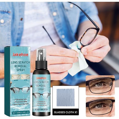 Spray nettoyant pour verres de lunettes - Spray antibuée doux pour rafraîchir les verres de lunettes - 100 ml -- AUTLEAD (1/5)
