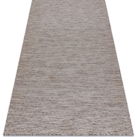 Teppich SISAL PATIO 3077 Boho flach gewebt - natürlich, beige beige 78x150 cm