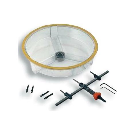 Scie cloche multi diamètre 48 à 305 mm – Pour percer contreplaqué, staff, plaques de plâtre – Livrée avec 2 lames carbure et 2 lames HSS – Bizline (1/2)