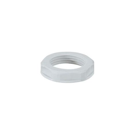 Ecrou hexagonal gris PG13,5 pour presse étoupe (096833)