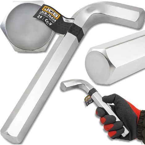 JCB Innensechskantschlüssel HEX CRV 24 mm 6-kant L-Typ