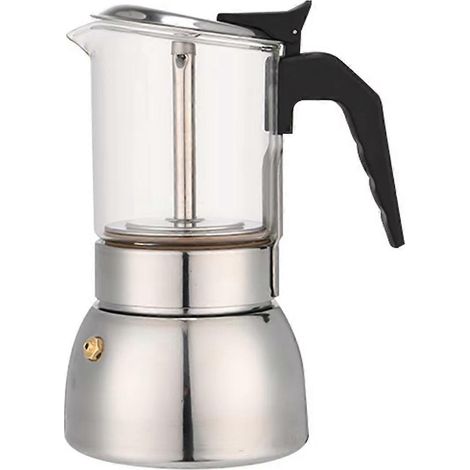 300-ml-Mokakanne aus Edelstahl (italienische Kaffeemaschine).