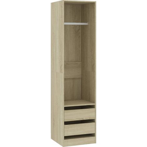 vidaXL Kleiderschrank Eiche Sonoma Ingenieurholz