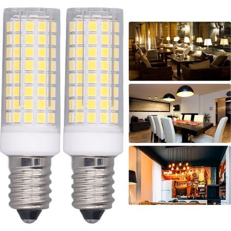 E14-Keramik-LED-Lampe, dimmbar, 10 W, E14 102 LED-Lampe, 100–120 V Wechselstrom (1/5)
