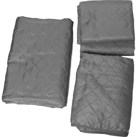 3 pièces housse de canapé universelle animaux chiens chats preuve canapé housse de protection de meubles pour la maison toutes les saisons gris (1/5)