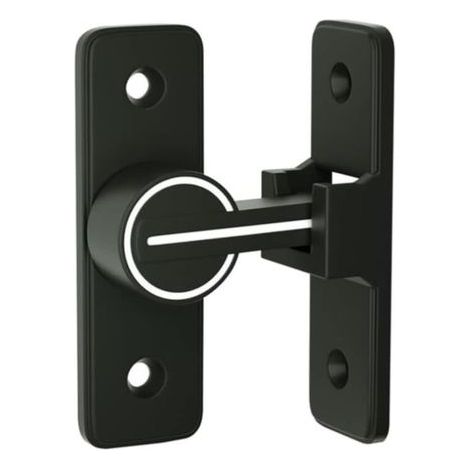 (90 Degrés)Verrou Serrure de Fermeture Porte Interieure Coulissante de Lumineux, ​90° Loquet de Crochet a Porte Bascule, Boulon de Verrouillage de Boucle Moraillon Antivol, pour Porte, Fenêtre (1/5)