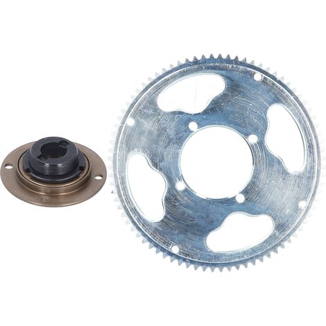 Manivelle 25H 80 dents avec raccord de roue libre pour conversion vélo électrique (1/5)