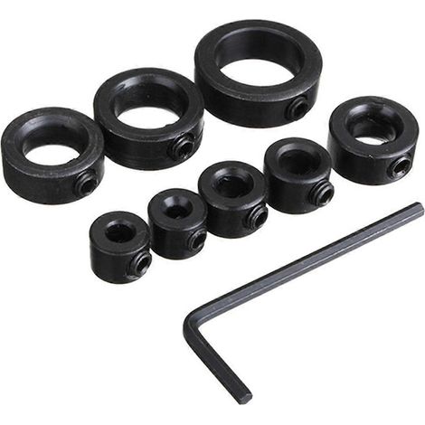 Bohreranschlag-Set 3-16 mm mit Längenbegrenzungsring und Innensechskantschlüssel (1/5)
