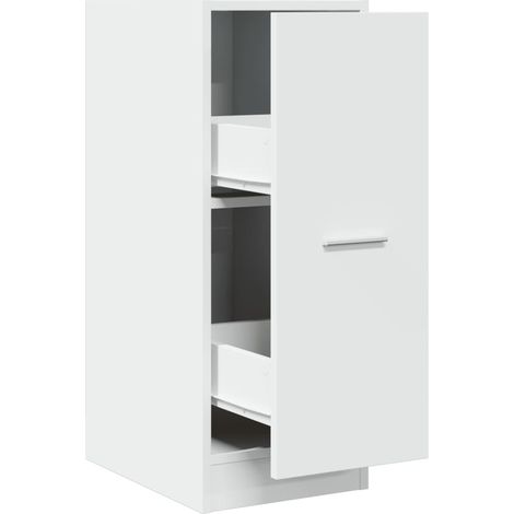 Boticario Blanco 30x41x77,5 cm Madera de Ingeniería vidaXL