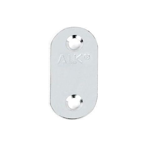HERRAJES ALK placa recta zincada 37mm / 96,9mm altura 37 , 0CIENTOS (1/3)