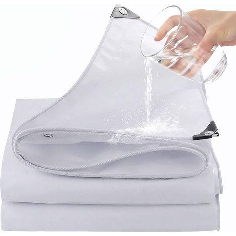 Bâche de Protection Extérieur Renforcée 180g/m² - Bâche Imperméable avec Œillets en Aluminium - Résistante aux UV et Déchirures - pour Jardin Bois Piscine Remorque Voiture et Camping (1/5)