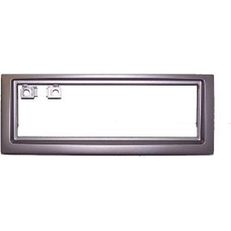 Facade autoradio compatible avec PEUGEOT 407 04-10 1Din - Argent